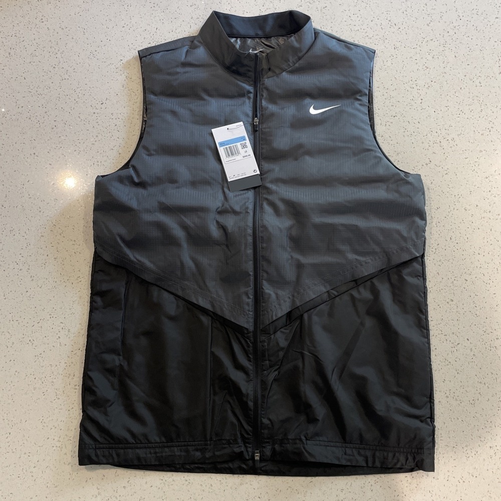 Nike Therma-FIT ADV Repel Golf Vest Black FQ0447-010‎ Men's Medium Brand New